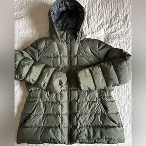 WOMEN’S XXL OLIVE GREEN NORTH FACE PUFFER JACKET 💚💚💚